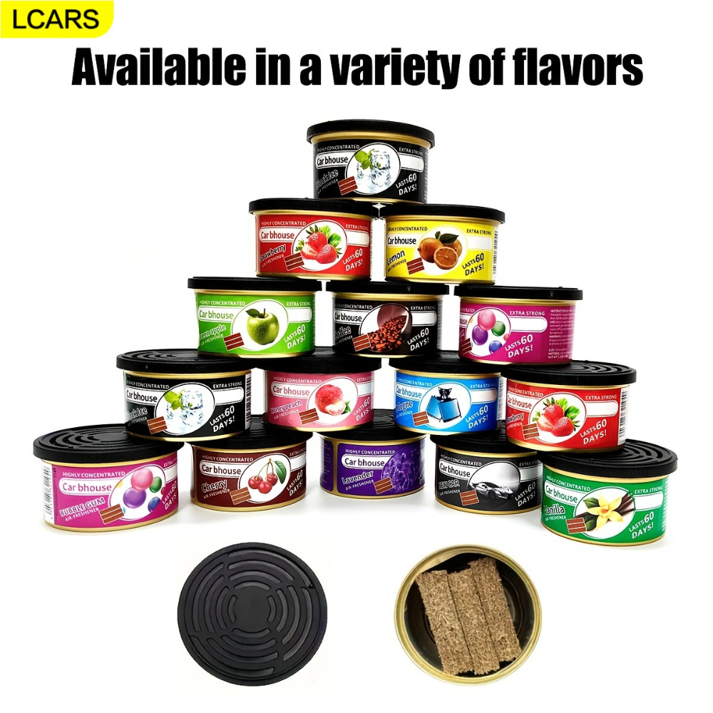 Home Fragrance No 4 - Lcars 4-in-1 Car Fragrance, Compressed Wood