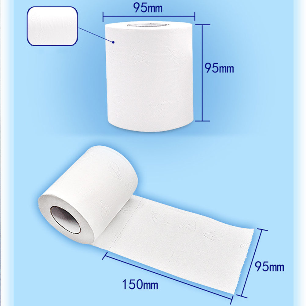 Home Fragrance No 4 - 10 Rolls Wood Pulp Small Toilet
