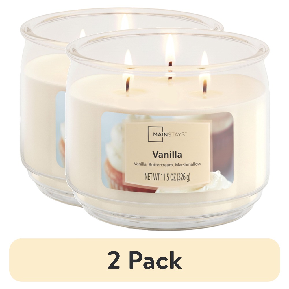 Home Fragrance - Vanilla Scented Glass Jar Candle 3