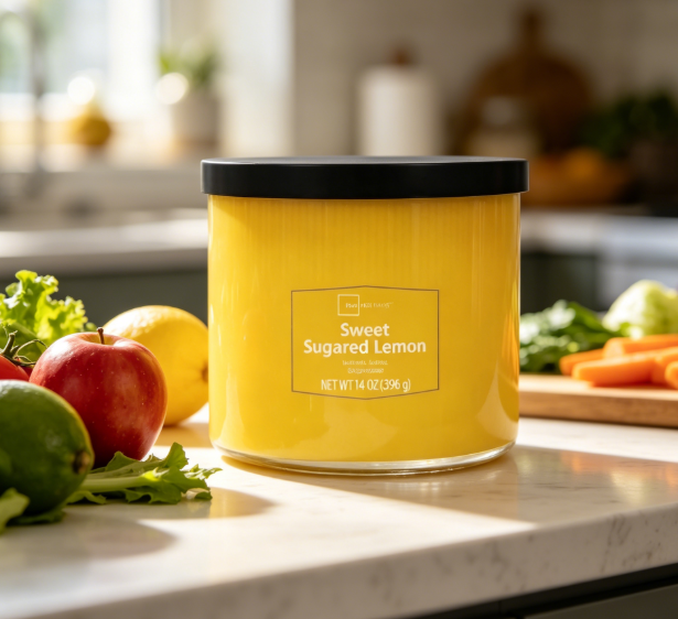 Home Fragrance - Sweet Sugared Lemon Scented Triple Wick