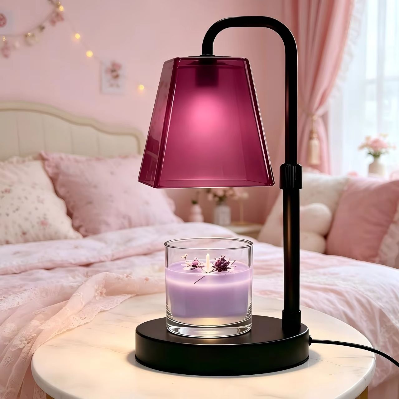 Rose Red Glass Candle Warmer L - Home Fragrance No 4 incelemesi ve fiyatı