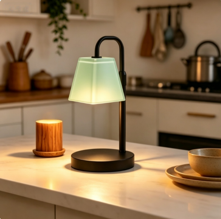 Wax Melt Warmer Lamp with 4-Ke - Home Fragrance No 4 incelemesi ve fiyatı