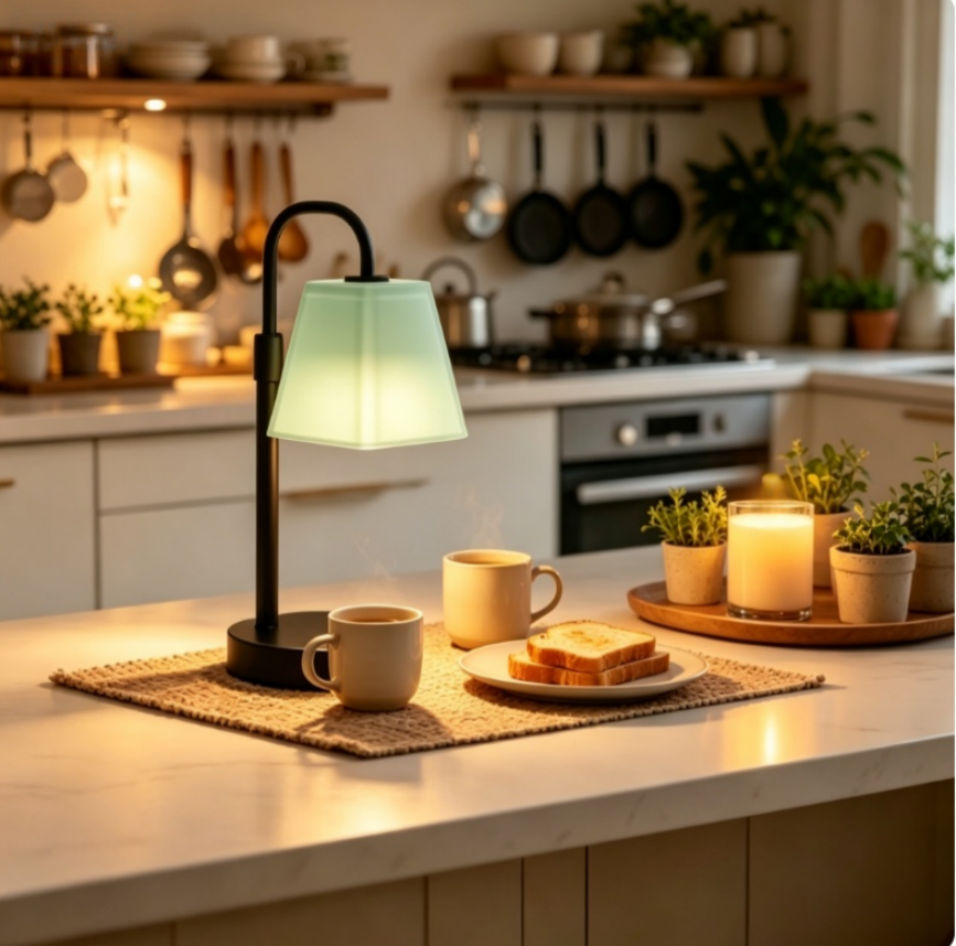 Wax Melt Warmer Lamp with 4-Ke - Home Fragrance No 4 incelemesi ve fiyatı