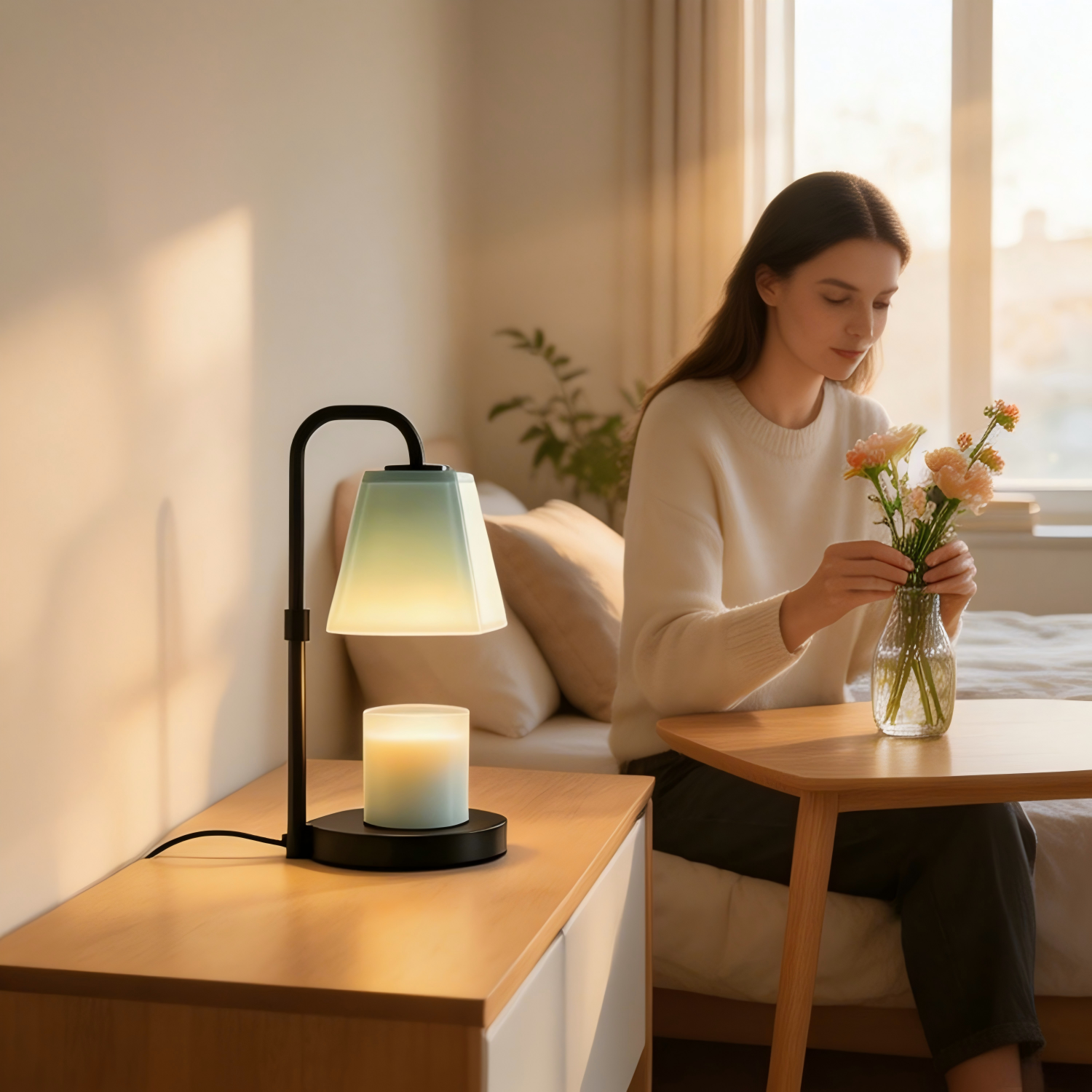 Wax Melt Warmer Lamp with 4-Ke - Home Fragrance No 4 incelemesi ve fiyatı