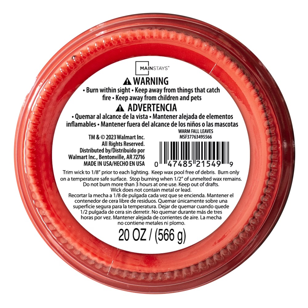 Warm Fall Leaves Scented Candl - Home Fragrance incelemesi ve fiyatı