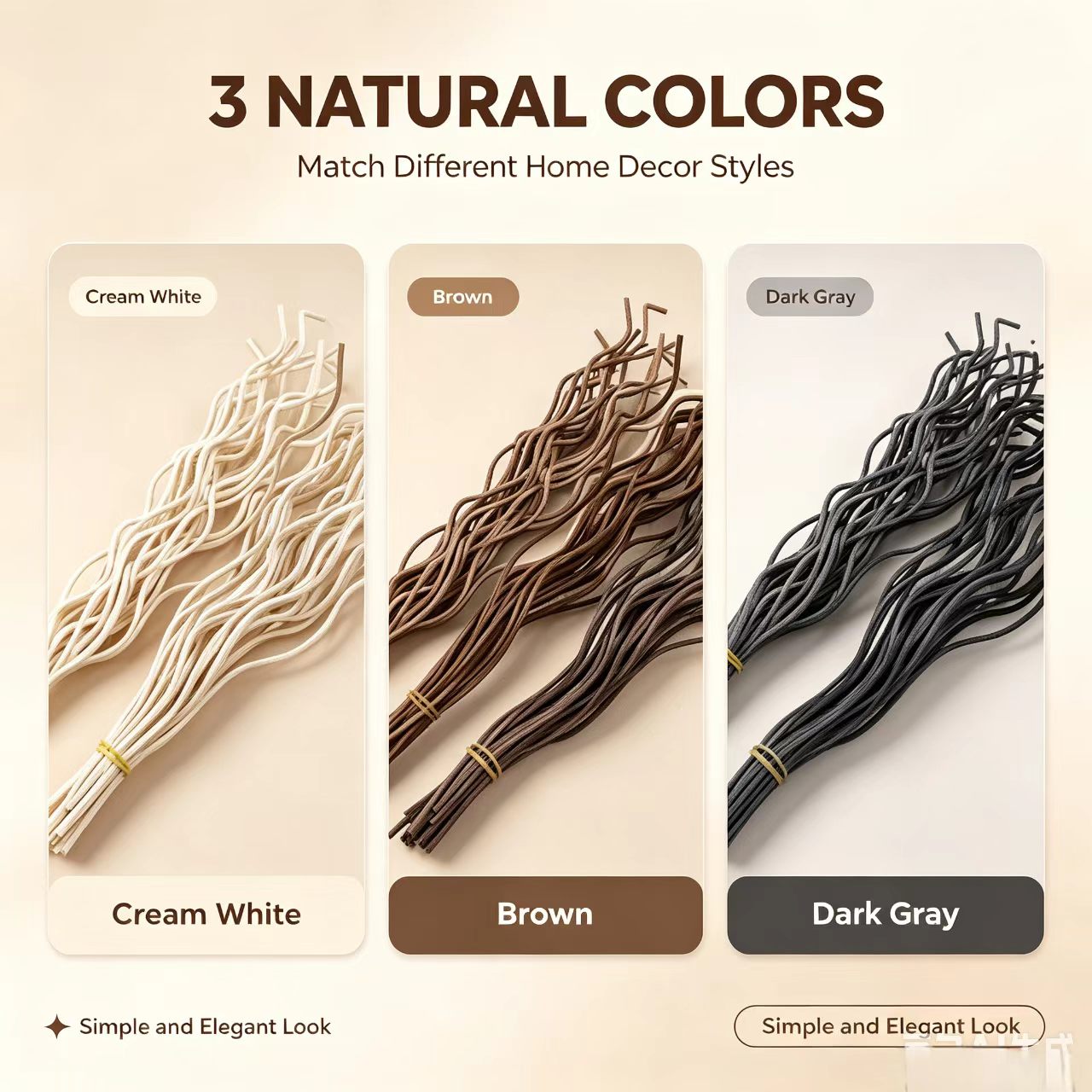 20Pcs Long Wavy Rattan Reed Di - Home Fragrance Diffuser Refills incelemesi ve fiyatı