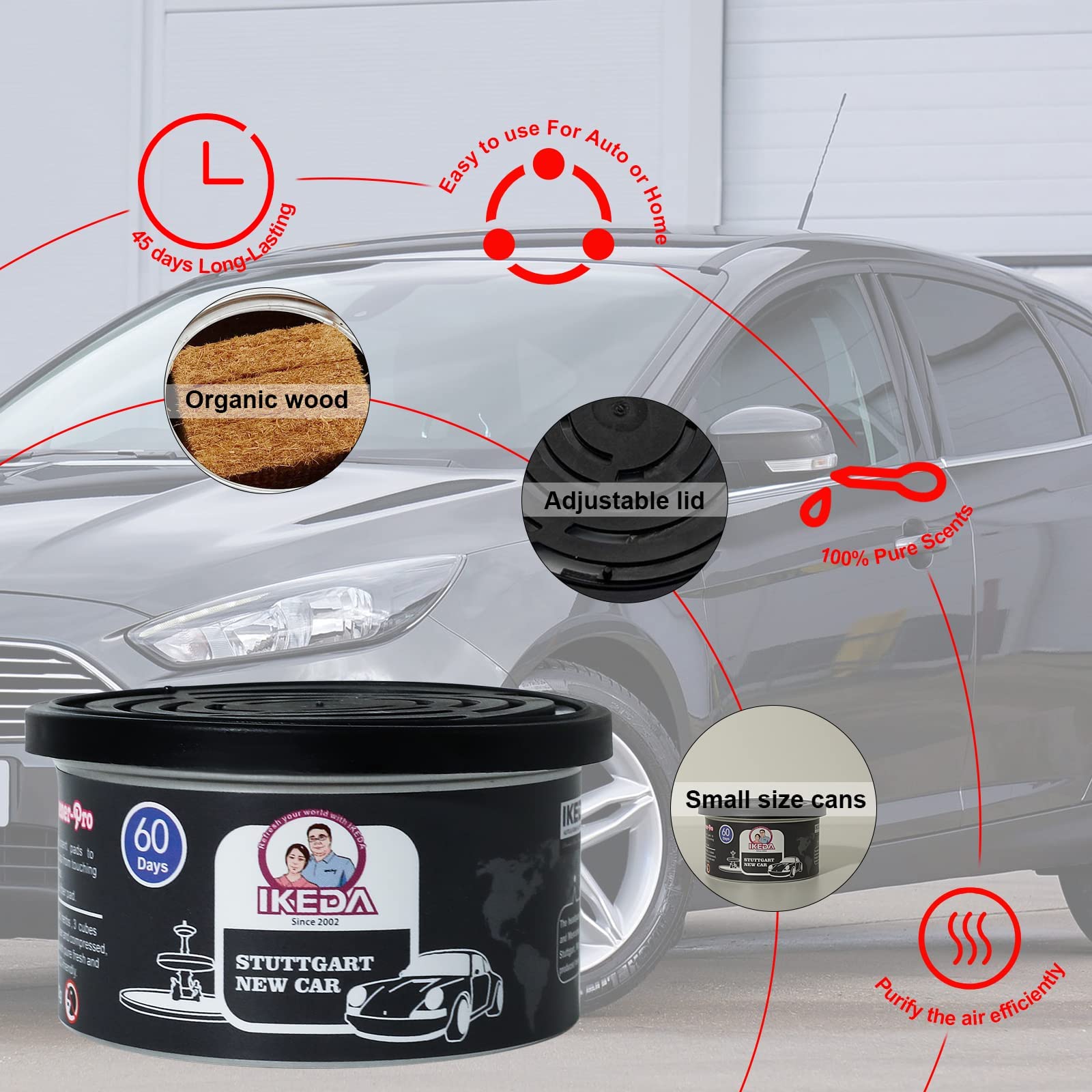 Car Air Freshener:   New car S - Home Fragrance No 4 incelemesi ve fiyatı