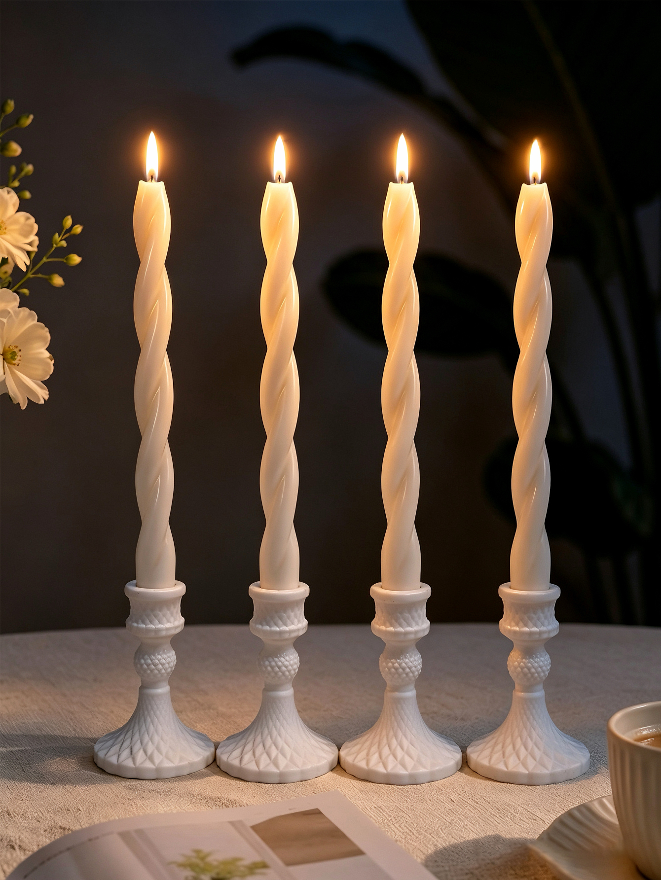 4 pieces vertical striped long - Home Fragrance No 4 incelemesi ve fiyatı