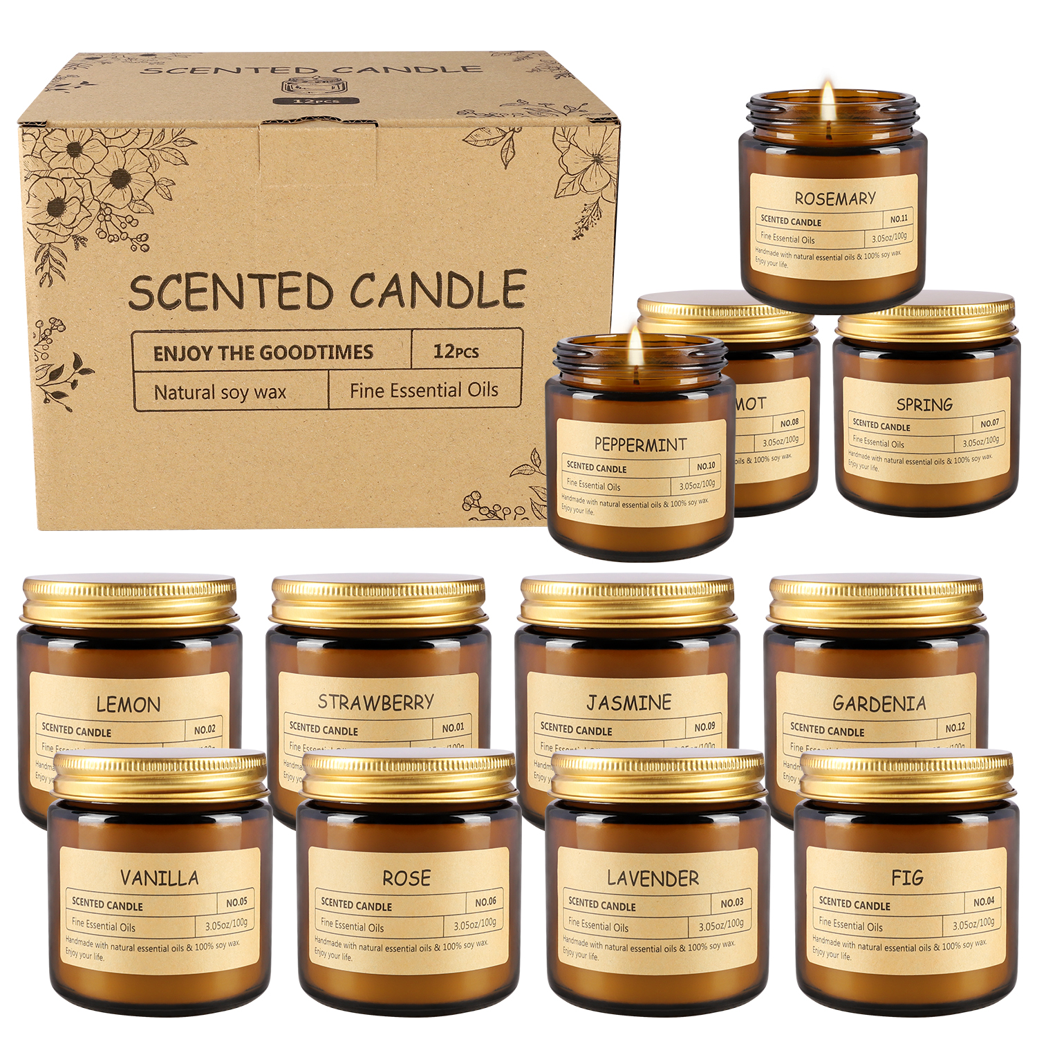 12 sachet scented candles with - Home Fragrance incelemesi ve fiyatı