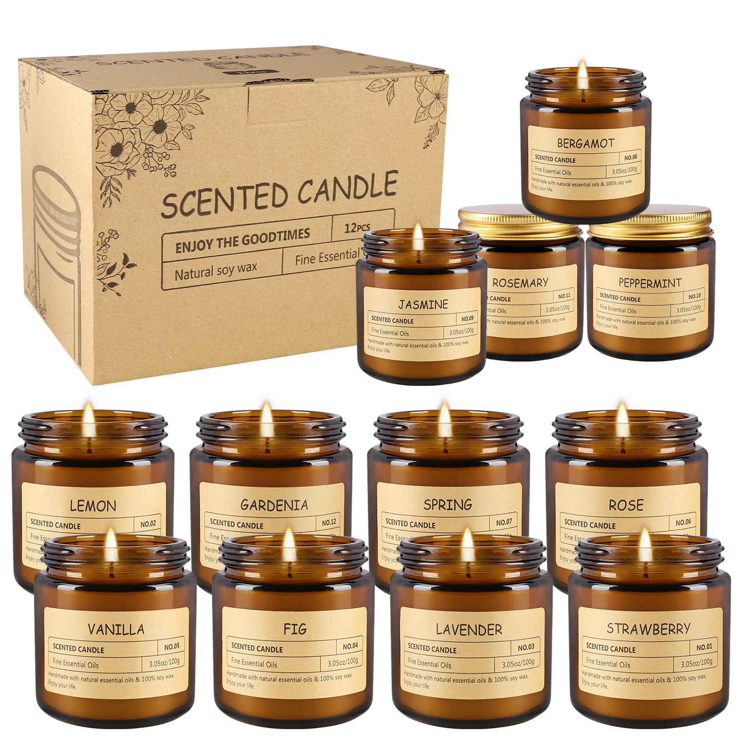 12 sachet scented candles with - Home Fragrance incelemesi ve fiyatı